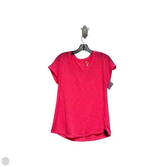 Top Short Sleeve Designer By Lilly Pulitzer In Pink, Size: S