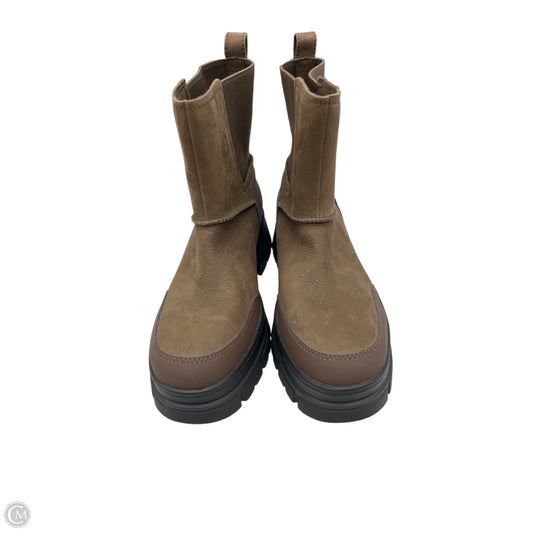 Boots Designer By Ugg In Brown, Size: 10