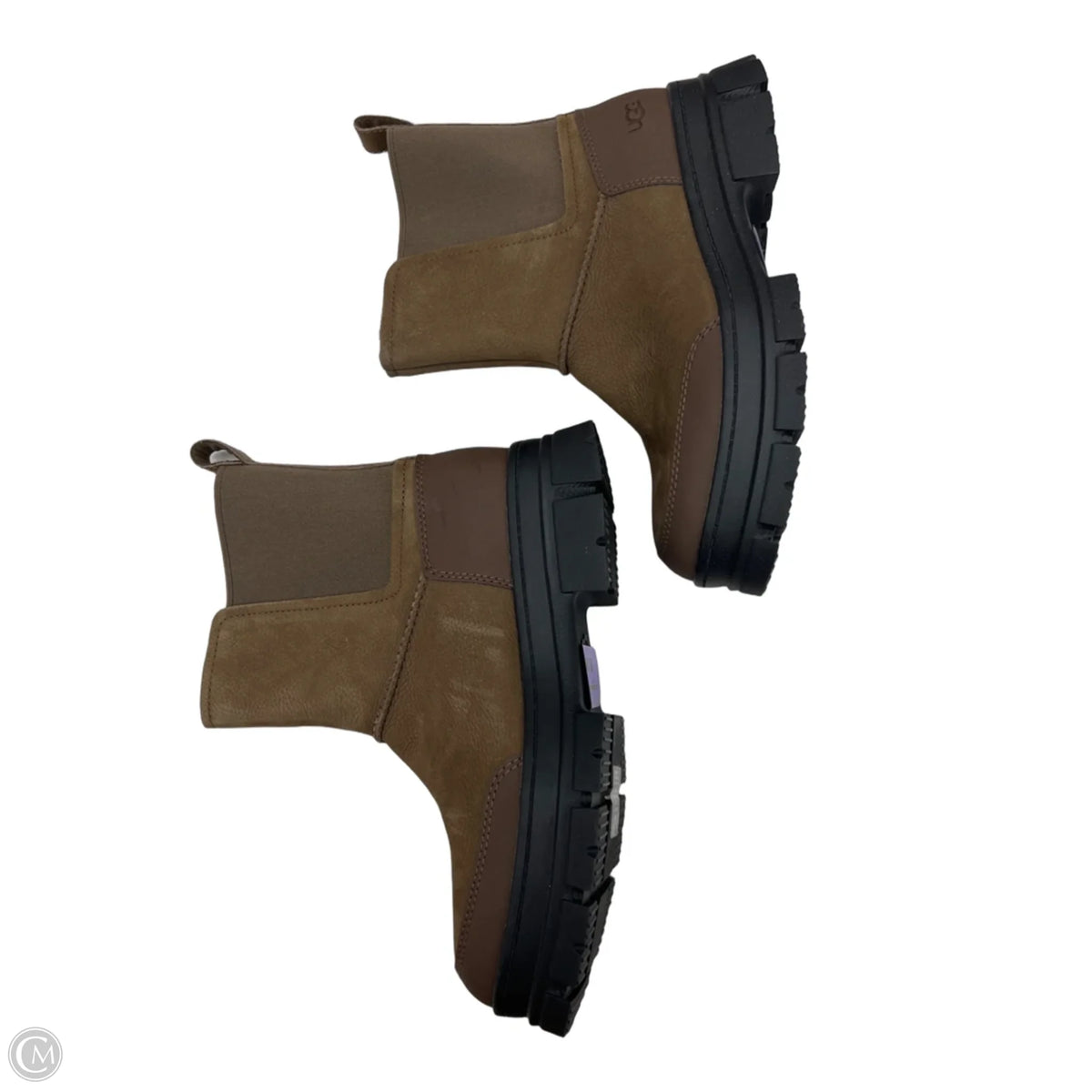 Boots Designer By Ugg In Brown, Size: 10