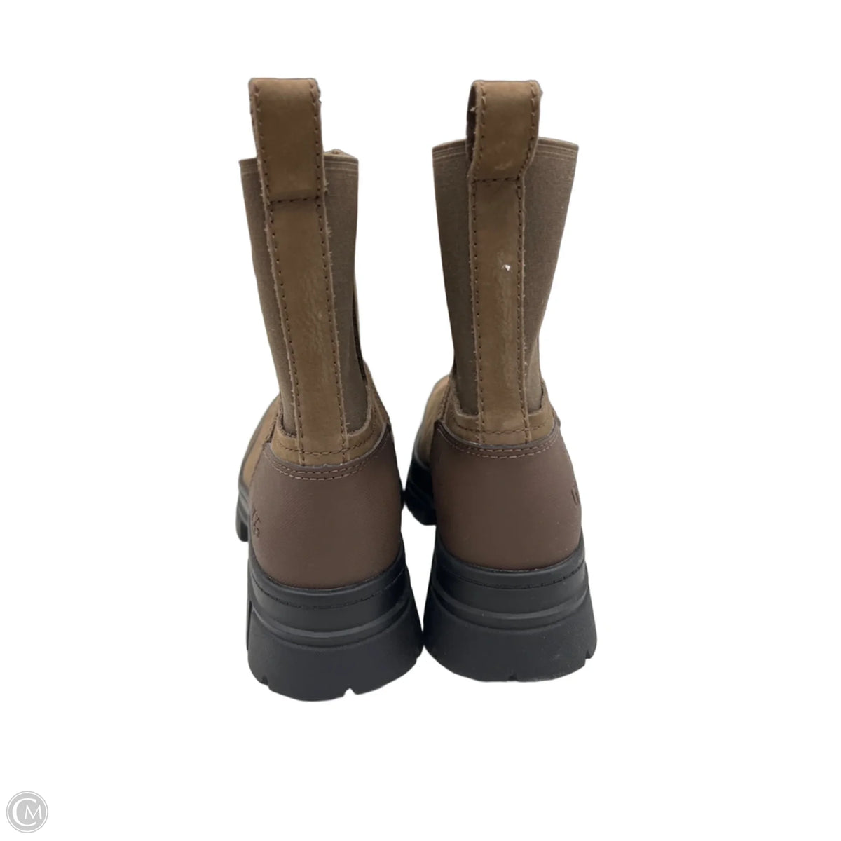 Boots Designer By Ugg In Brown, Size: 10