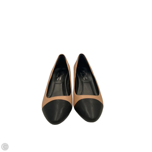 Shoes Heels Block By Aerosoles In Black & Tan, Size: 8.5
