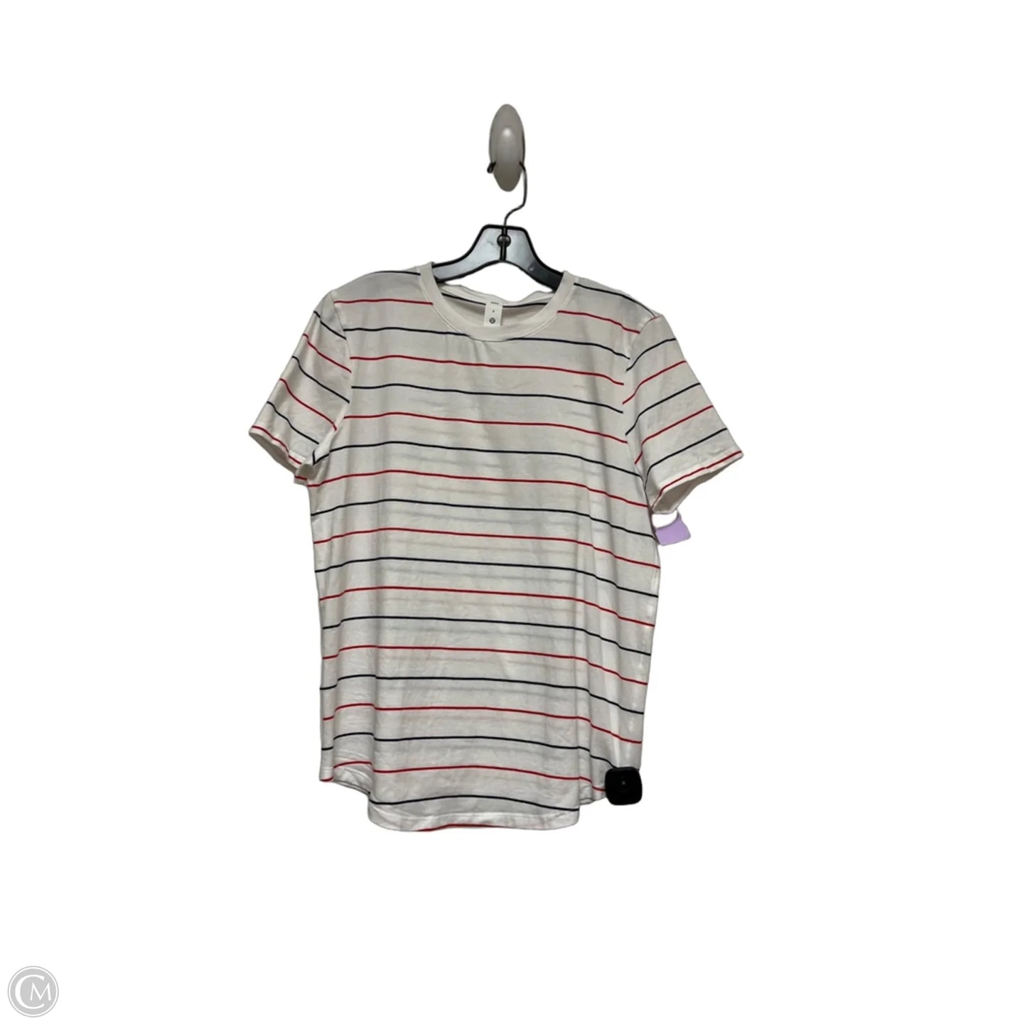 Athletic Top Short Sleeve By Lululemon, Size: 8