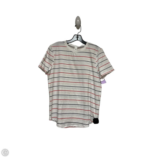 Athletic Top Short Sleeve By Lululemon, Size: 8