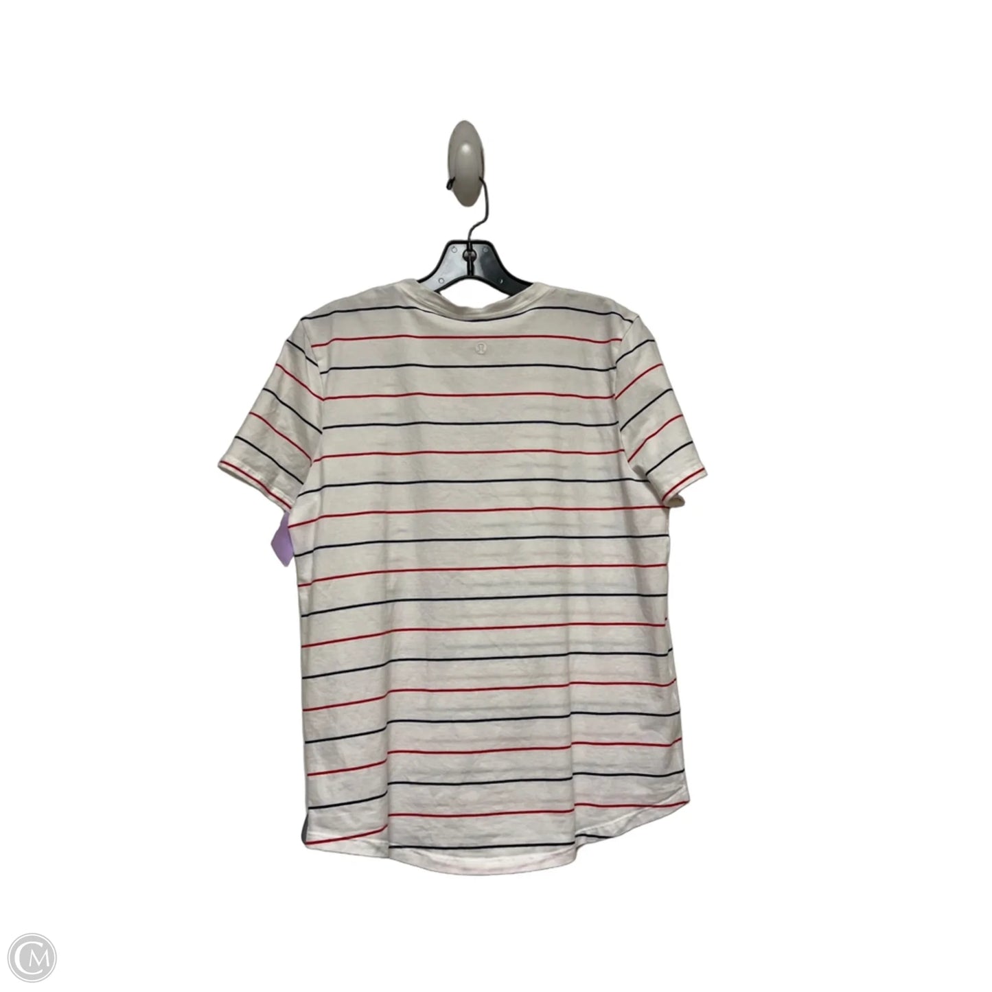 Athletic Top Short Sleeve By Lululemon, Size: 8