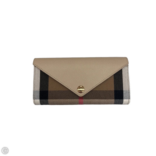 Wallet Luxury Designer By Burberry, Size: Large
