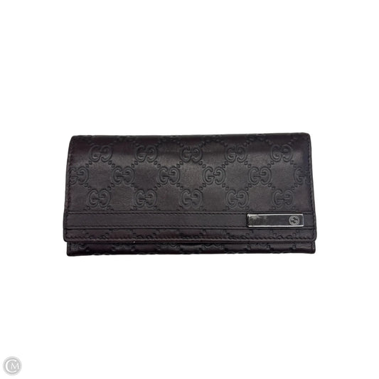 Wallet Luxury Designer By Gucci, Size: Large