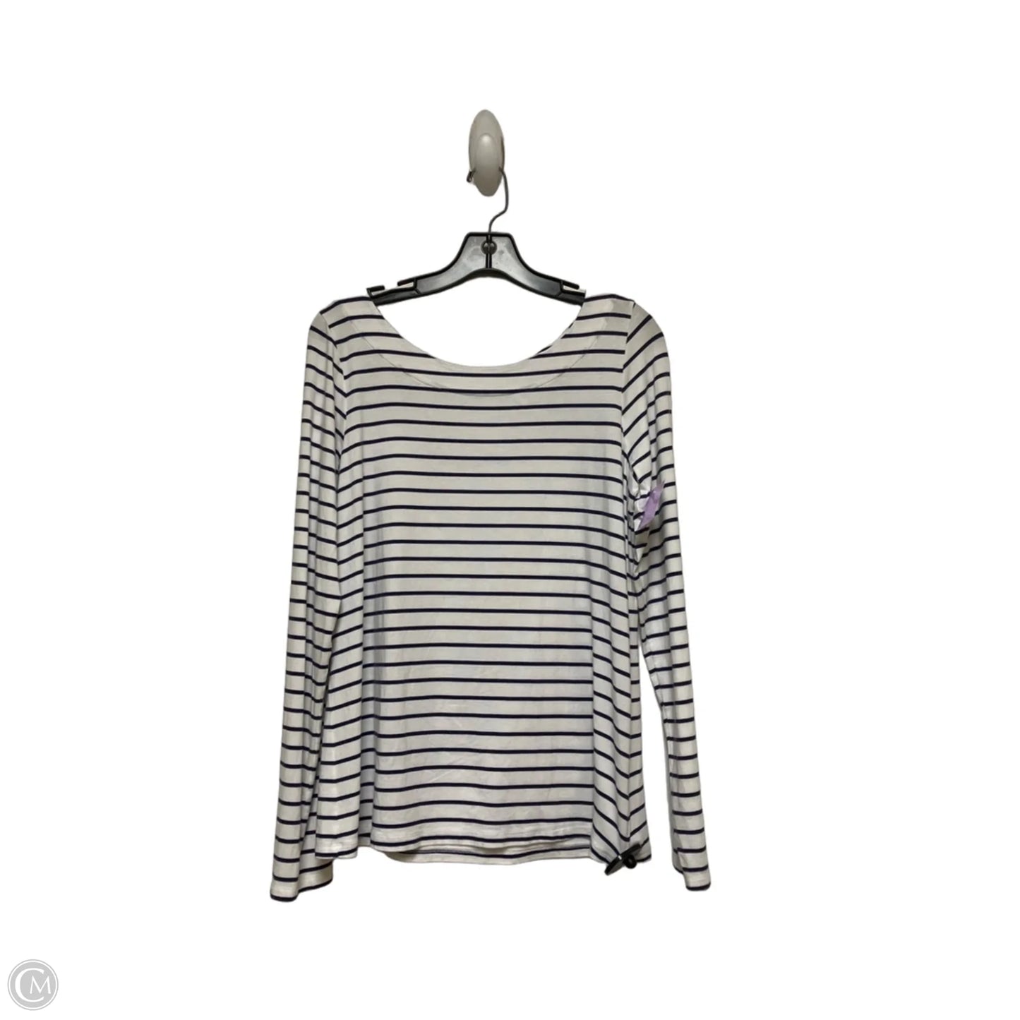 Top Long Sleeve Designer By Lilly Pulitzer In Striped Pattern, Size: L