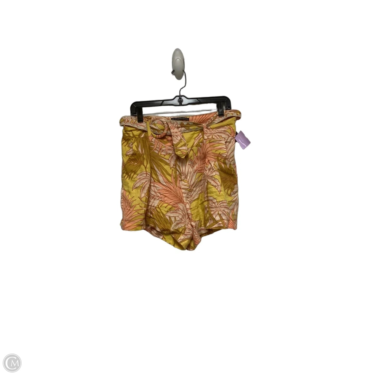 Shorts Set By Tahari In Pink & Yellow, Size: 10