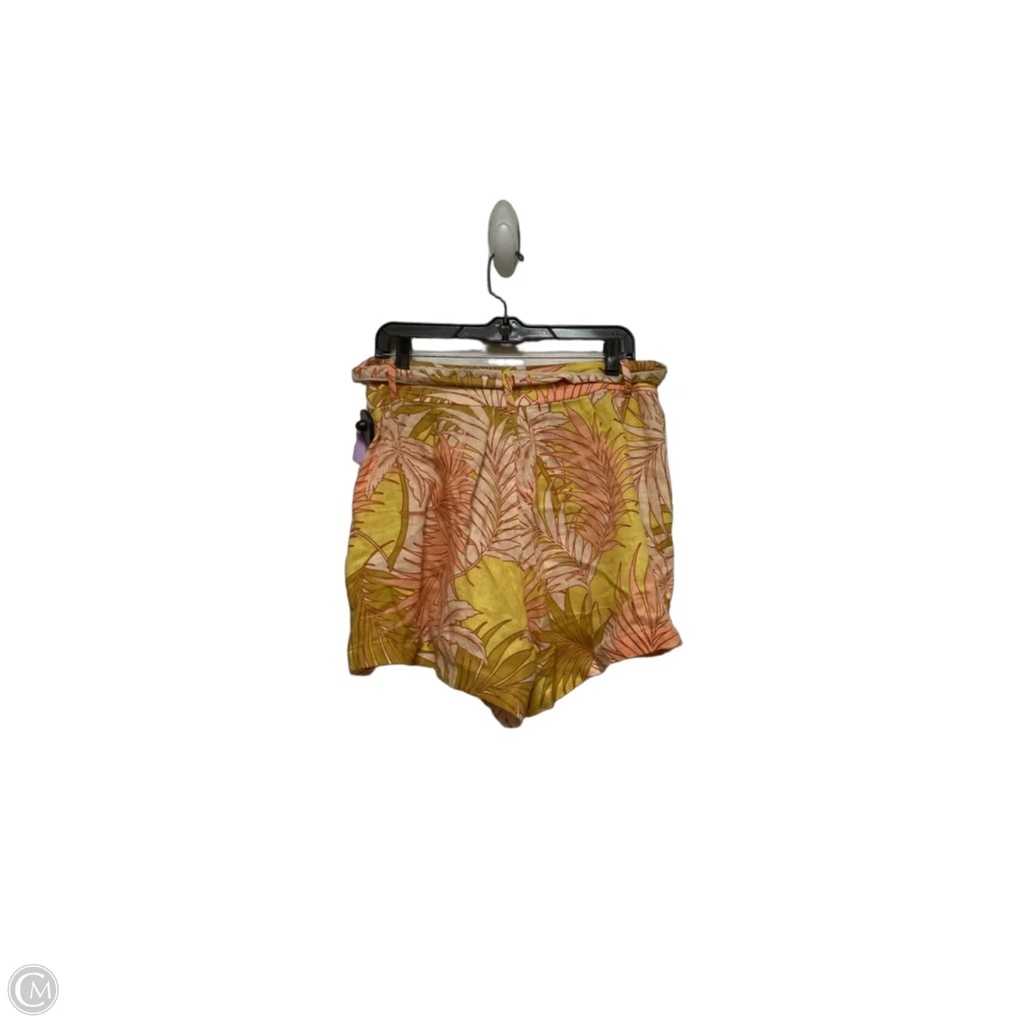Shorts Set By Tahari In Pink & Yellow, Size: 10