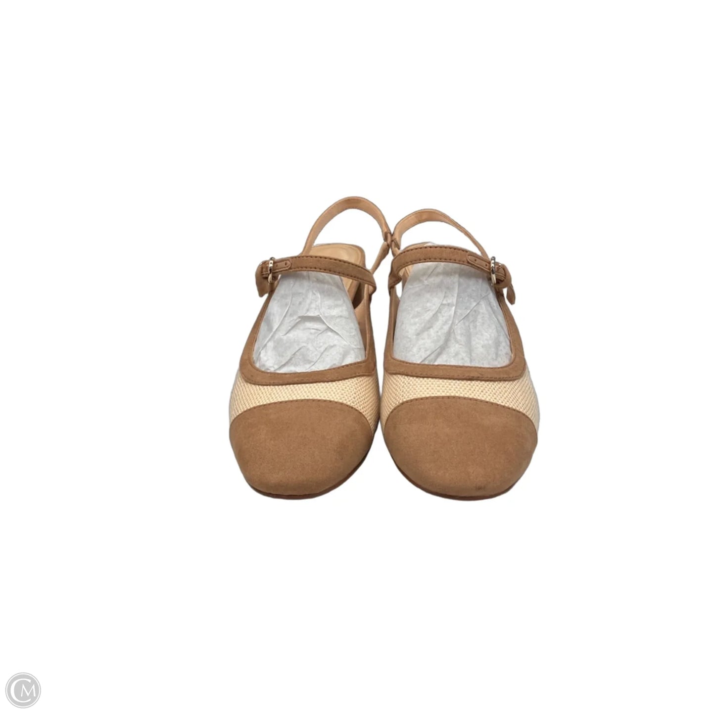 Shoes Heels Block By J. Crew In Tan, Size: 7