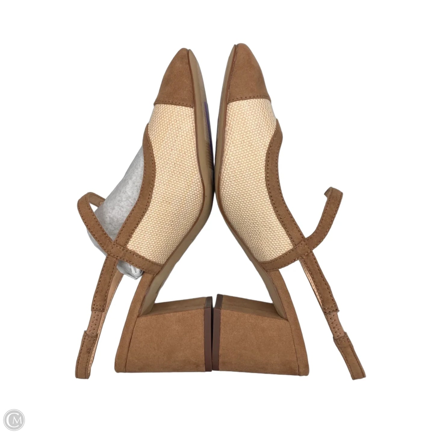 Shoes Heels Block By J. Crew In Tan, Size: 7