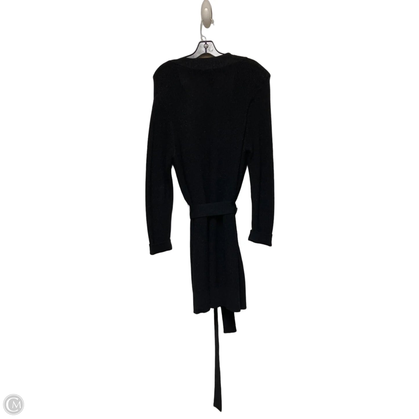 Sweater Cardigan By Inc In Black, Size: L