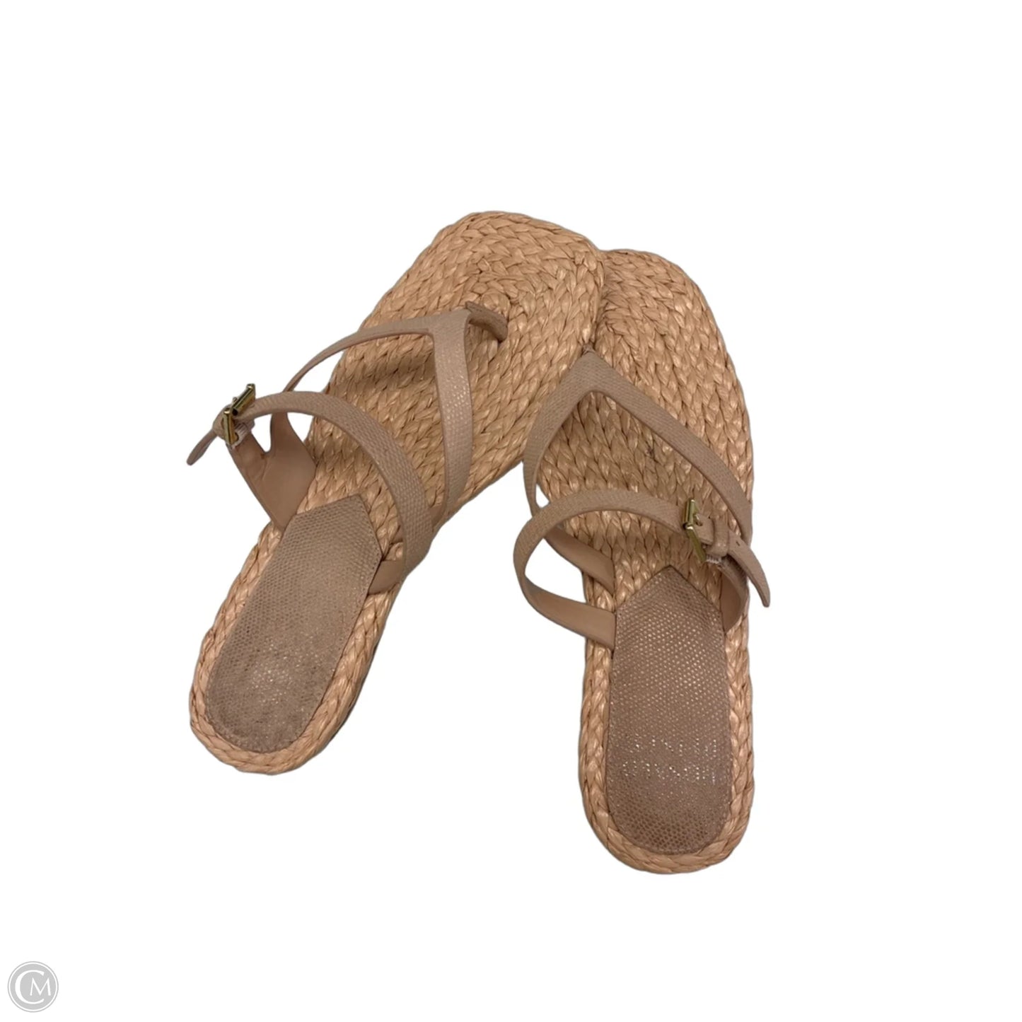 Sandals Flats By Donald Pliner In Tan, Size: 8
