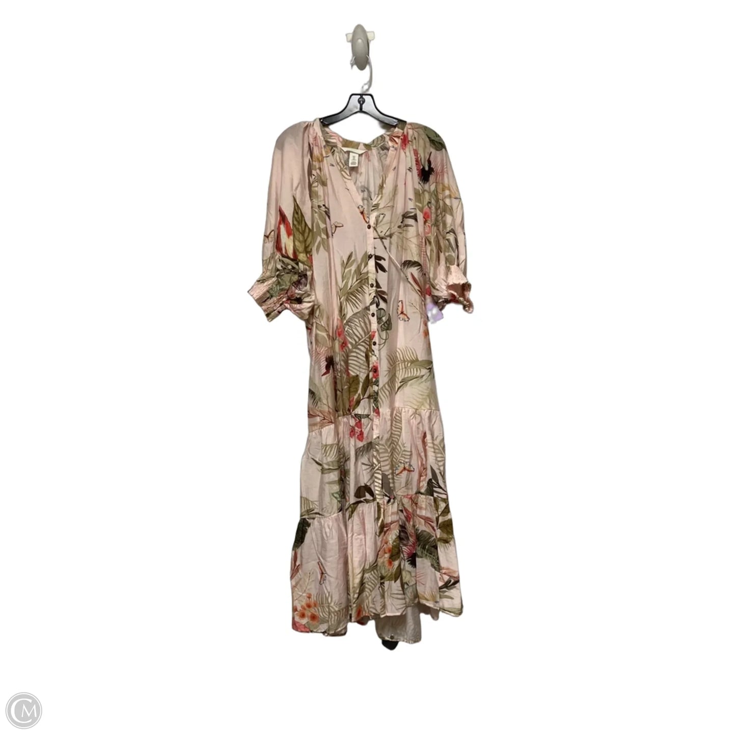 Dress Casual Maxi By H&m In Pink & Purple, Size: M
