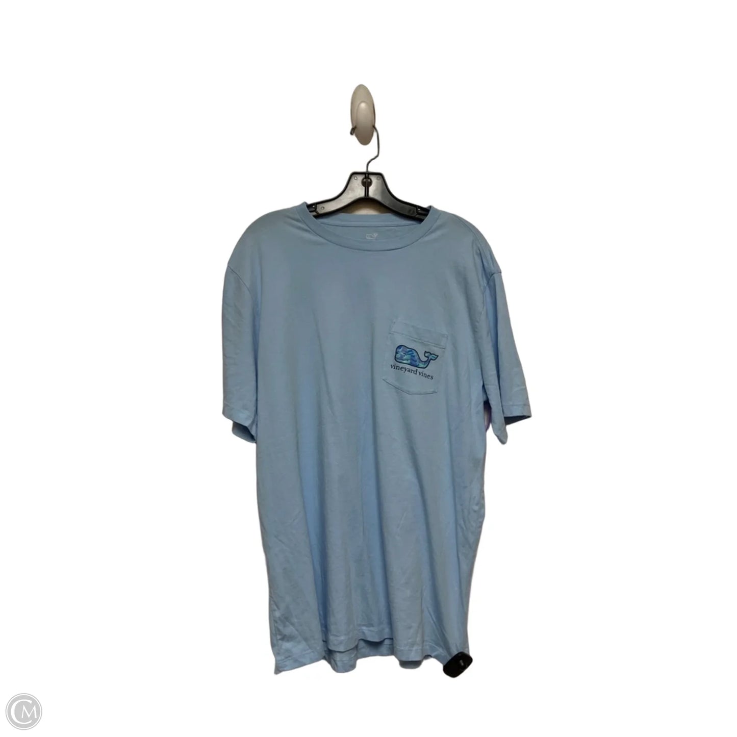 Top Short Sleeve Basic By Vineyard Vines In Blue, Size: L