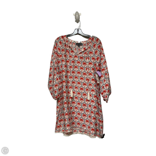 Swimwear Cover-up By Clothes Mentor In Blue Red & White, Size: M