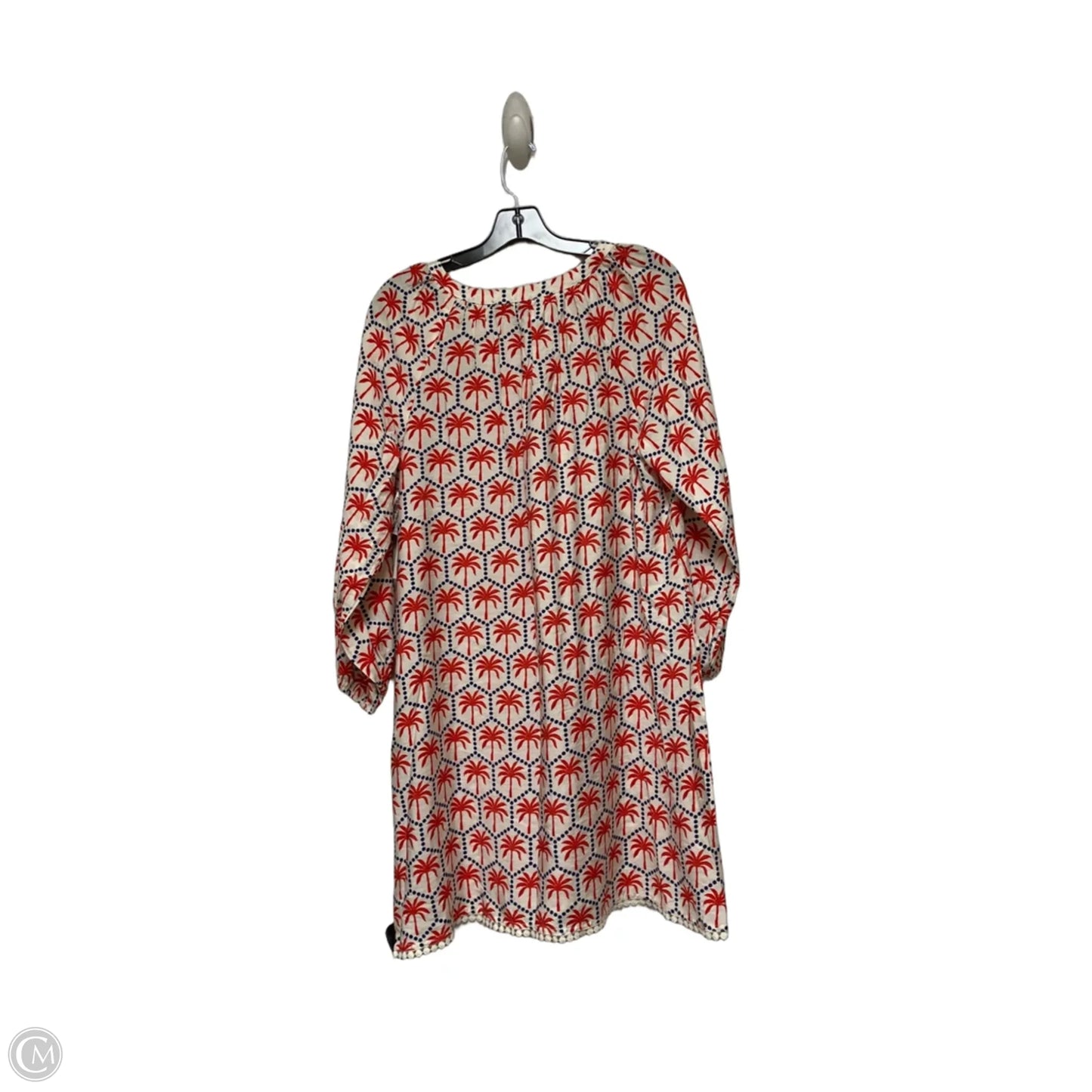 Swimwear Cover-up By Clothes Mentor In Blue Red & White, Size: M