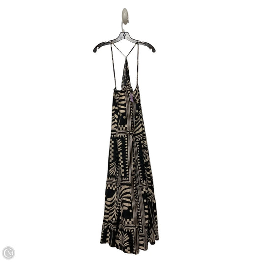 Dress Casual Maxi By H&m In Black & Tan, Size: L