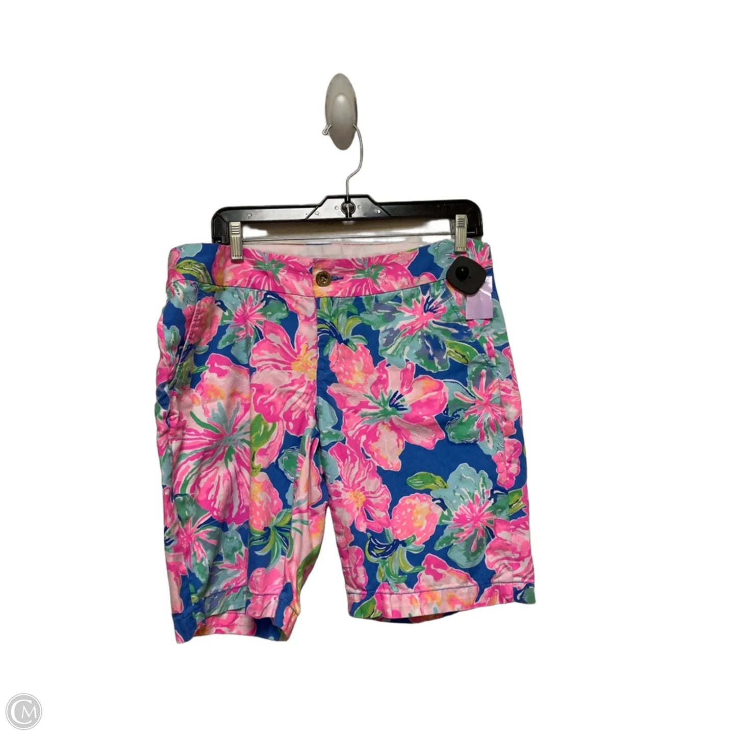 Shorts Designer By Lilly Pulitzer In Blue & Pink, Size: 8