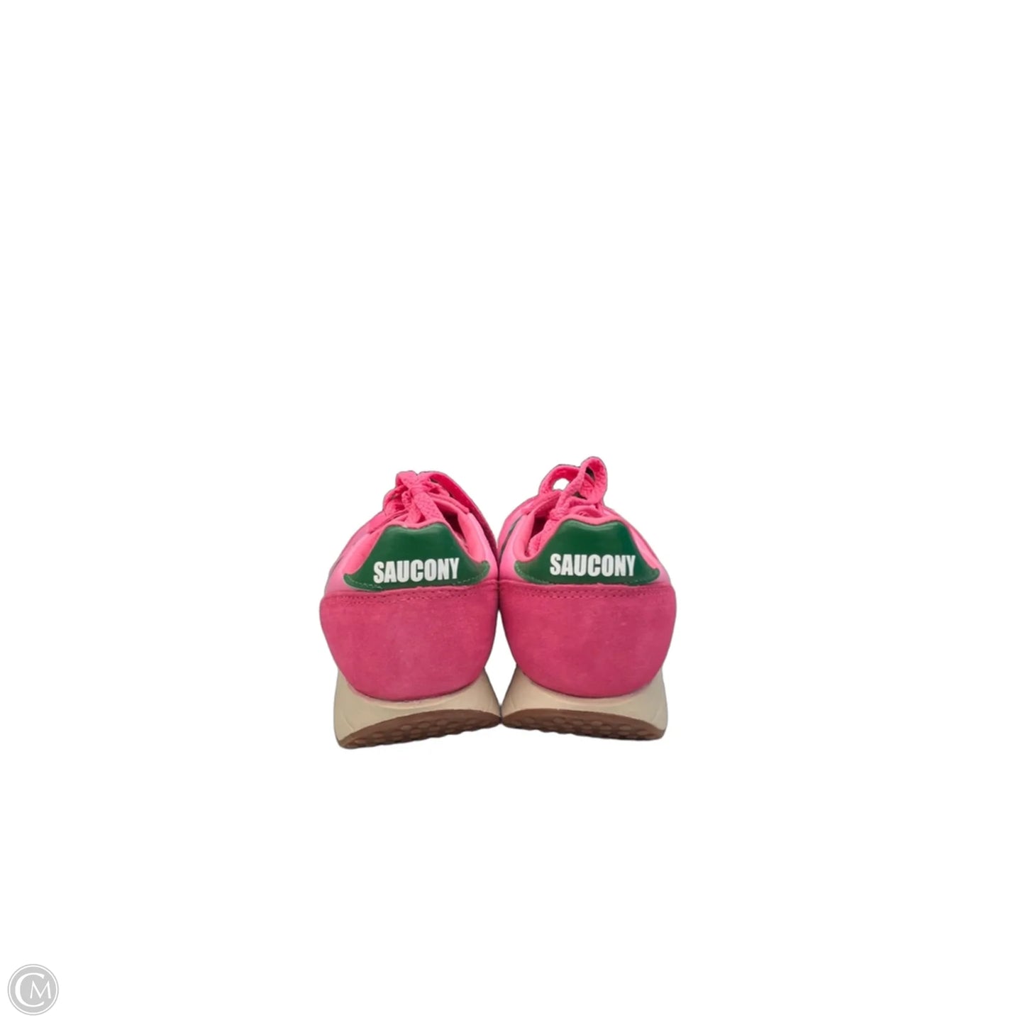 Shoes Sneakers By Saucony In Green & Pink, Size: 5.5