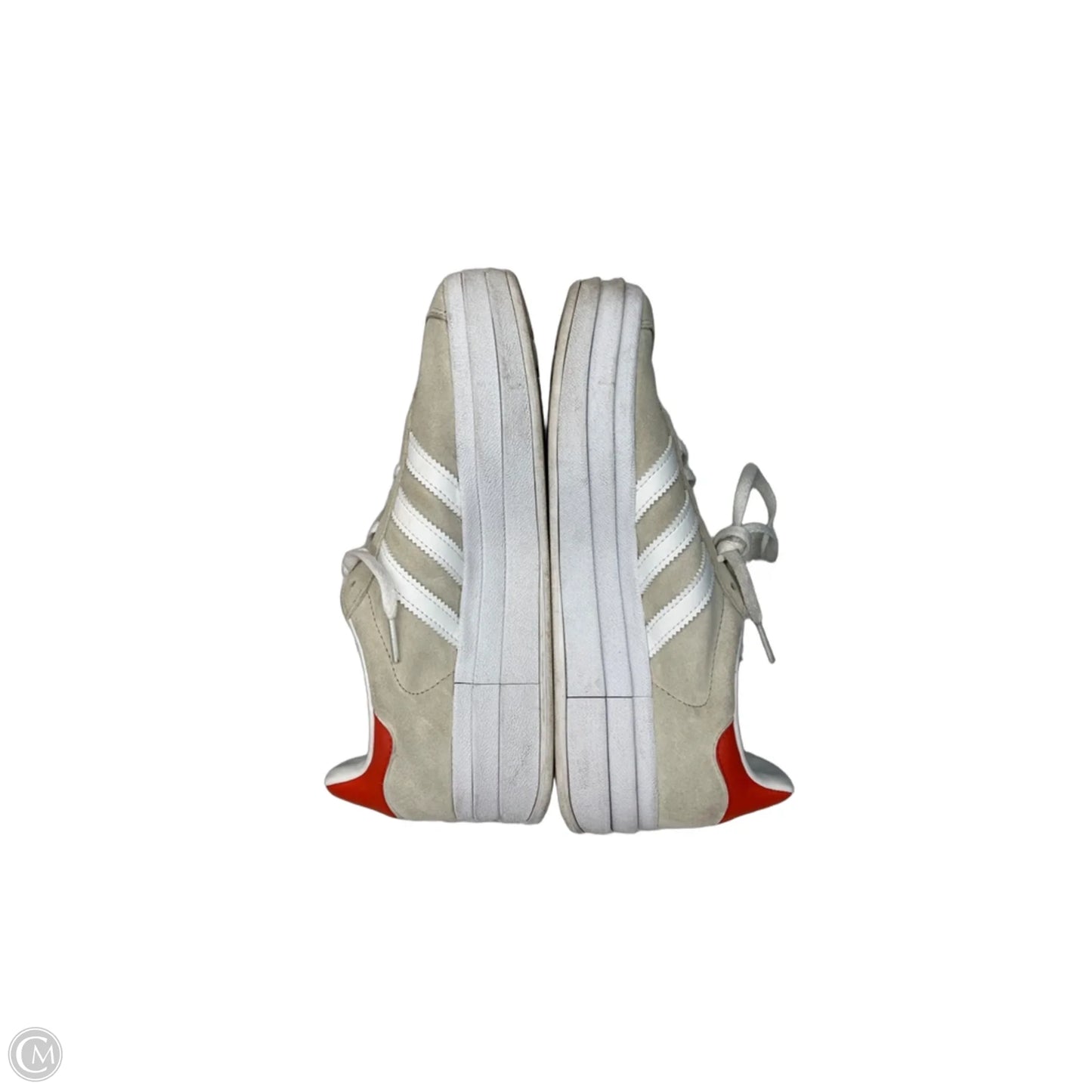 Shoes Sneakers By Adidas In Tan & White, Size: 7