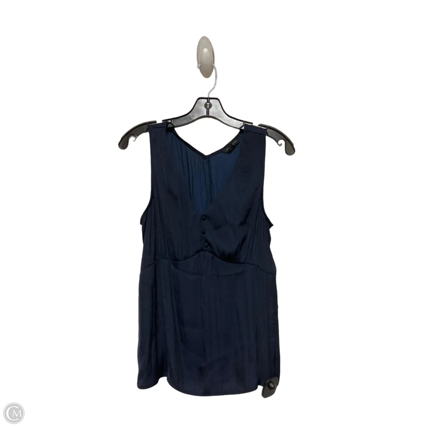 Top Sleeveless By Banana Republic In Navy, Size: S