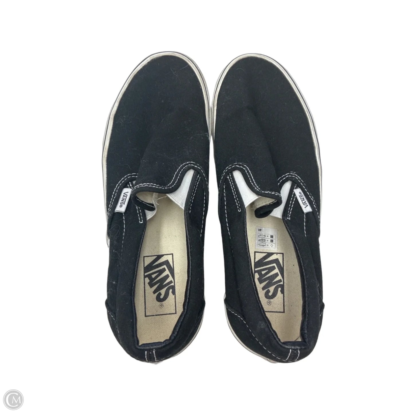 Shoes Sneakers By Vans In Black, Size: 9