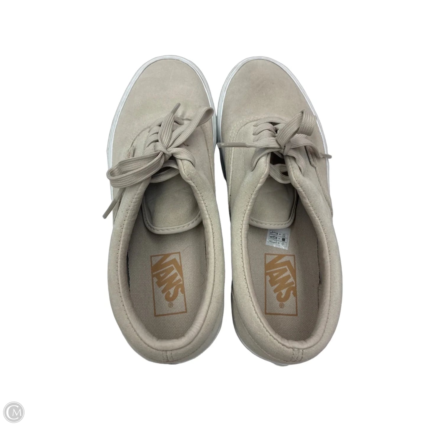 Shoes Sneakers By Vans In Tan, Size: 9