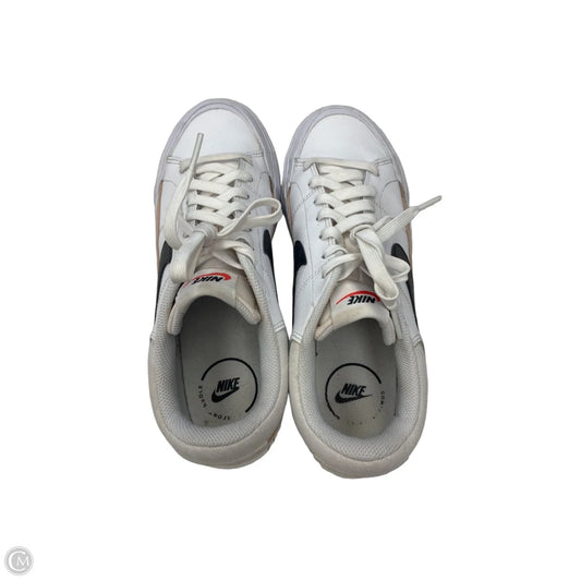 Shoes Sneakers By Nike In Tan & White, Size: 9