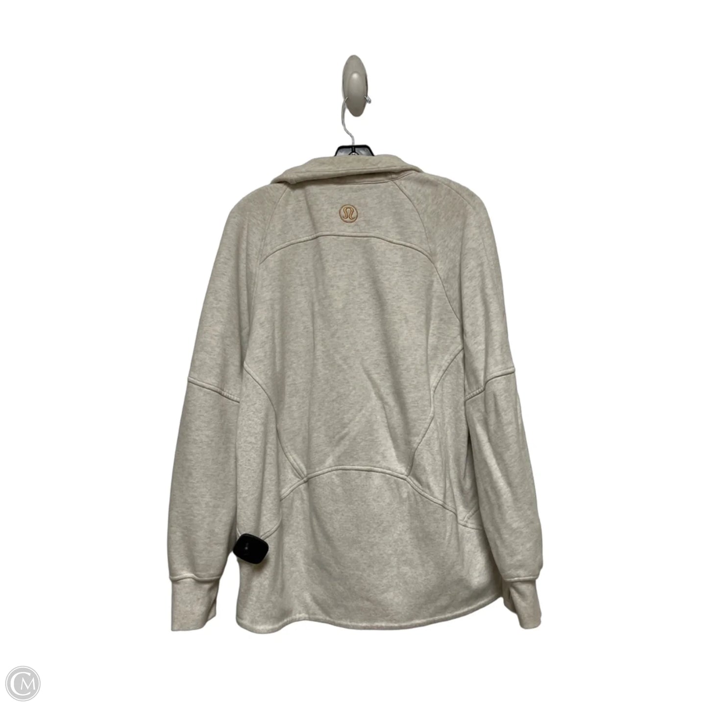 Athletic Jacket By Lululemon In Grey, Size: M