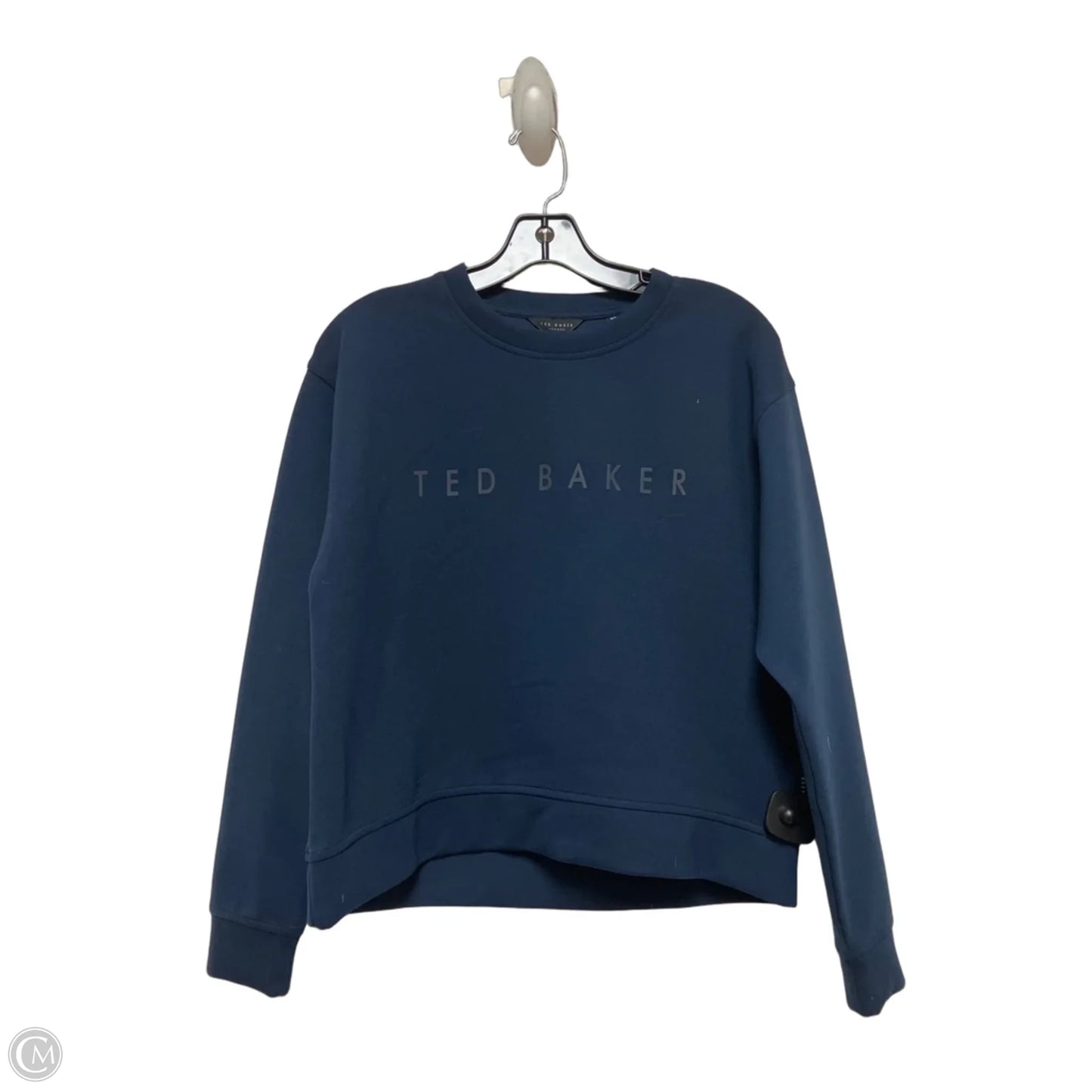 Top Long Sleeve By Ted Baker In Blue, Size: S
