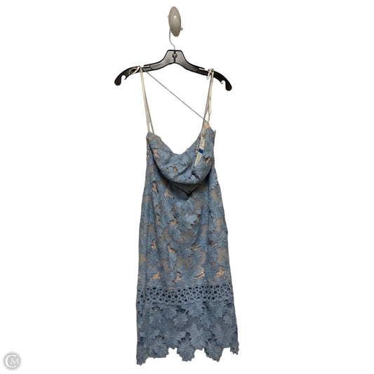 Dress Casual Short By Gianni Bini In Blue & Tan, Size: S