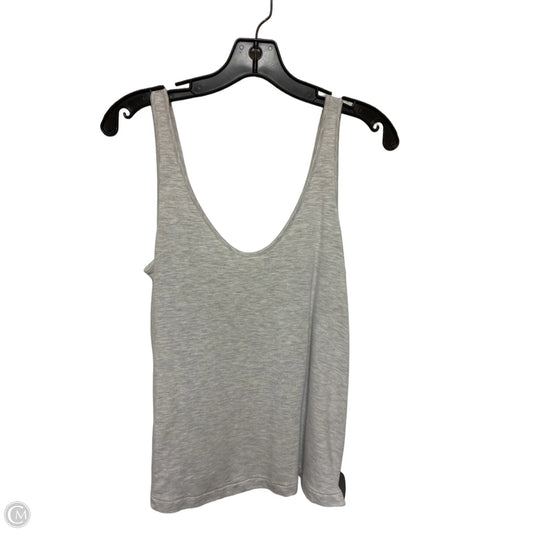 Athletic Tank Top By Lululemon In Grey, Size: M