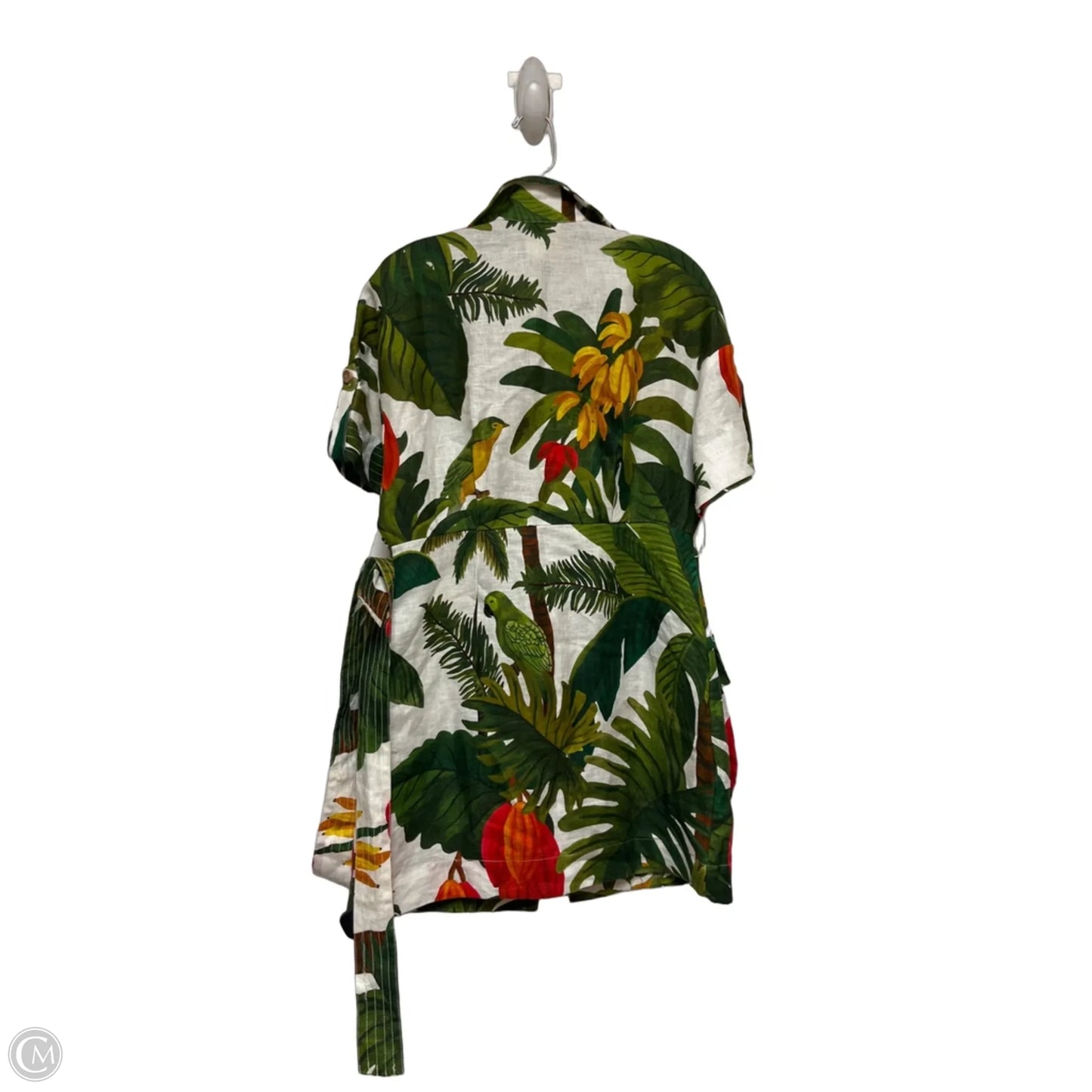 Dress Casual Short By Farm Rio In Tropical Print, Size: Xs