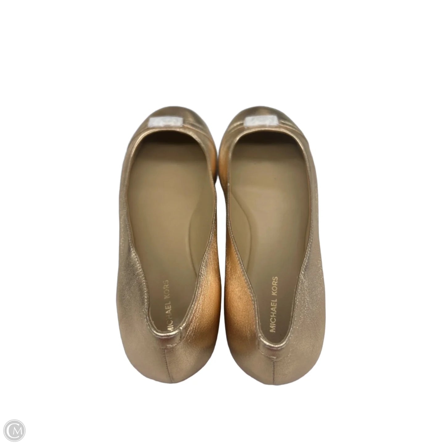 Shoes Designer By Michael Kors In Gold, Size: 7.5