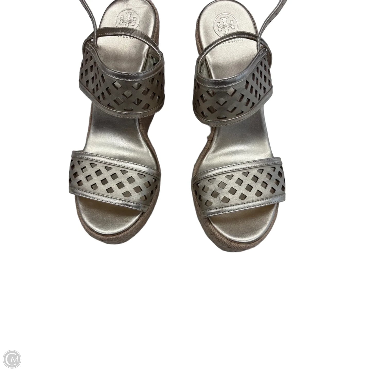 Sandals Designer By Tory Burch In Gold, Size: 10