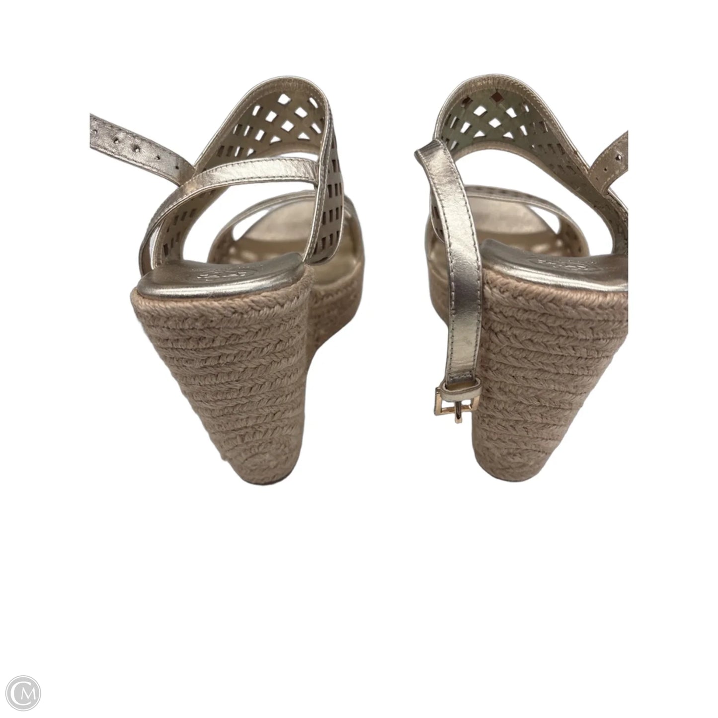 Sandals Designer By Tory Burch In Gold, Size: 10