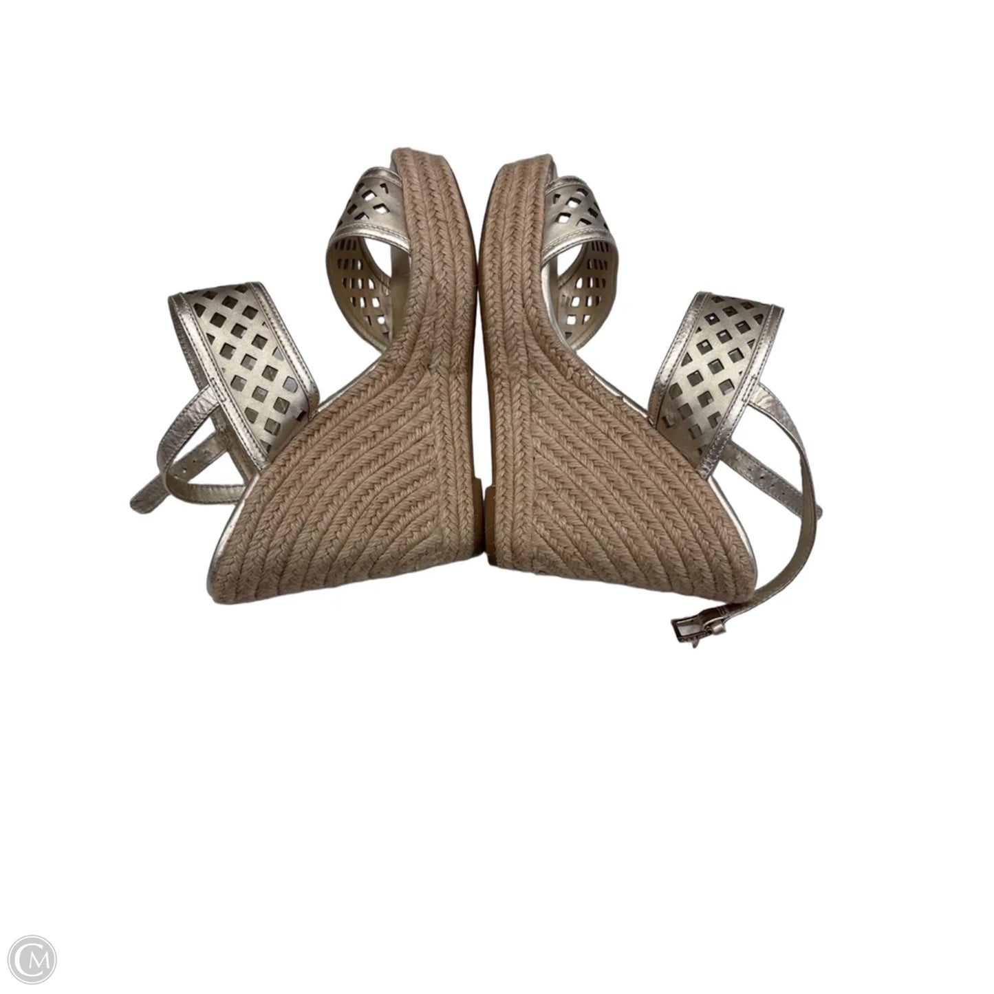 Sandals Designer By Tory Burch In Gold, Size: 10