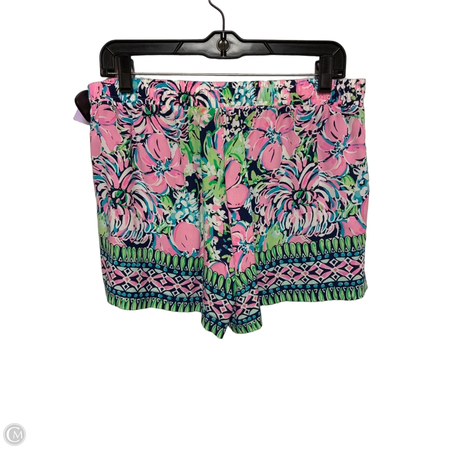 Shorts Designer By Lilly Pulitzer In Blue & Pink, Size: M