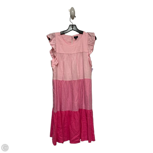 Dress Casual Short By J. Crew In Pink, Size: M