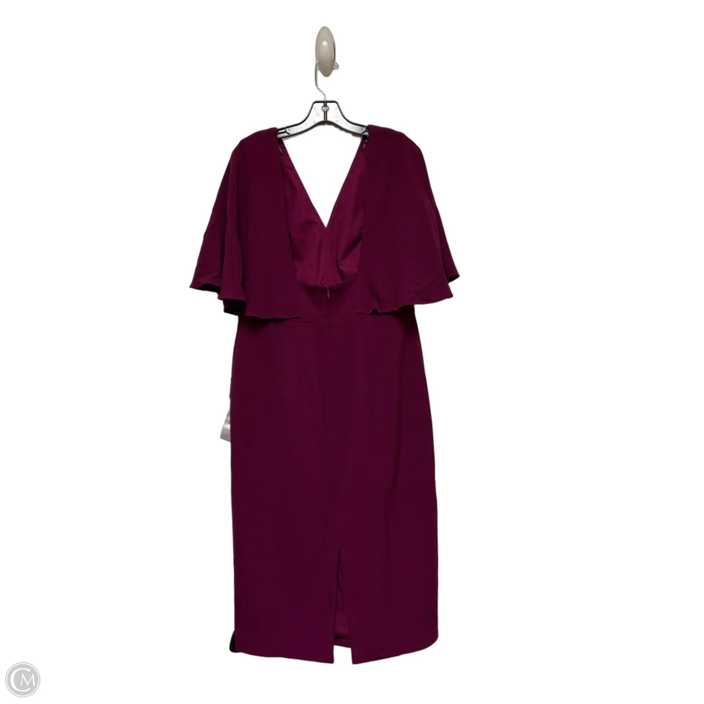 Dress Casual Midi By Dress The Population In Purple, Size: Xl