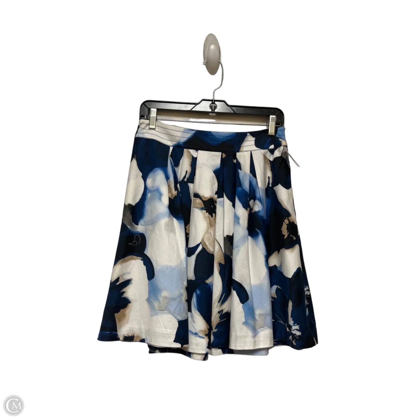 Skirt Mini & Short By White House Black Market In Black & Blue, Size: 4