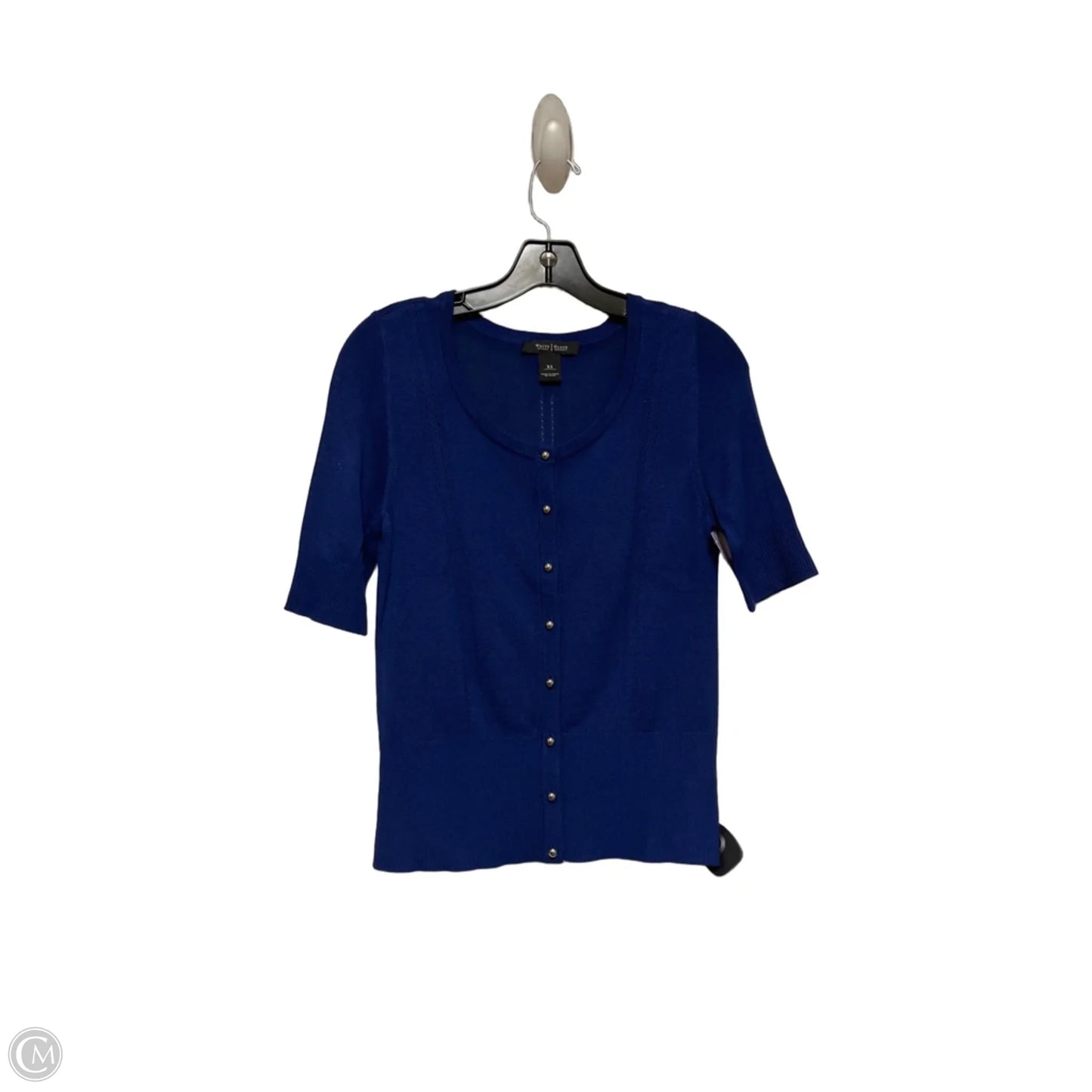 Sweater Short Sleeve By White House Black Market In Blue, Size: Xs
