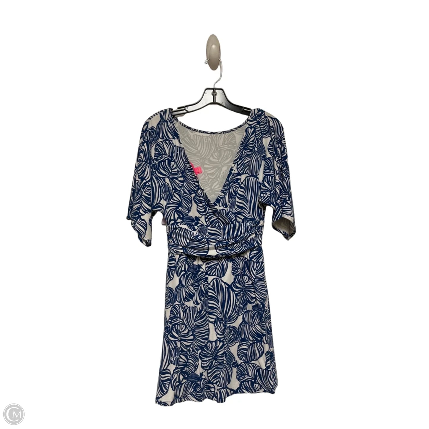 Dress Designer By Lilly Pulitzer In Blue & White, Size: Xs