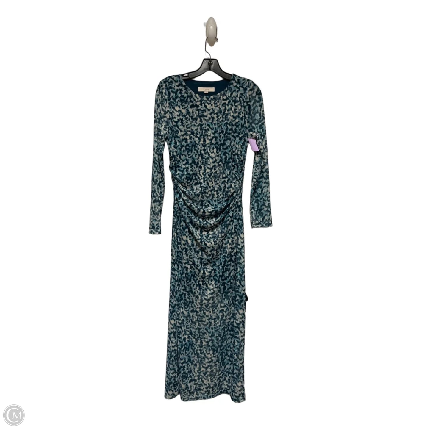 Dress Casual Maxi By Loft In Blue, Size: S