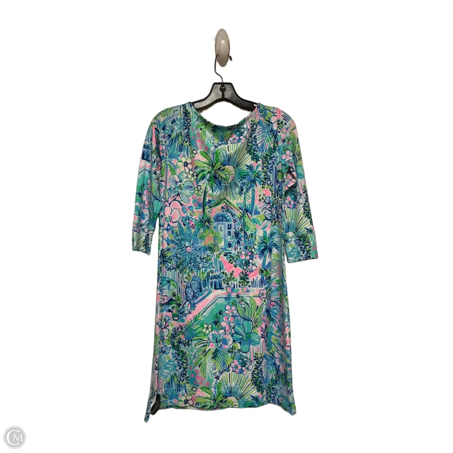 Dress Designer By Lilly Pulitzer In Blue & Pink, Size: S