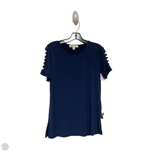 Top Short Sleeve By Michael By Michael Kors In Navy, Size: S