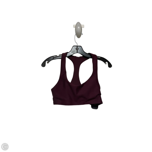 Athletic Bra By Alo In Maroon, Size: M