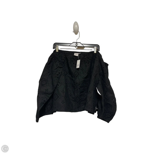 Top Short Sleeve By Gap In Black, Size: Xxl