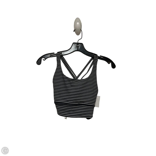 Athletic Bra By Lululemon In Striped Pattern, Size: 4